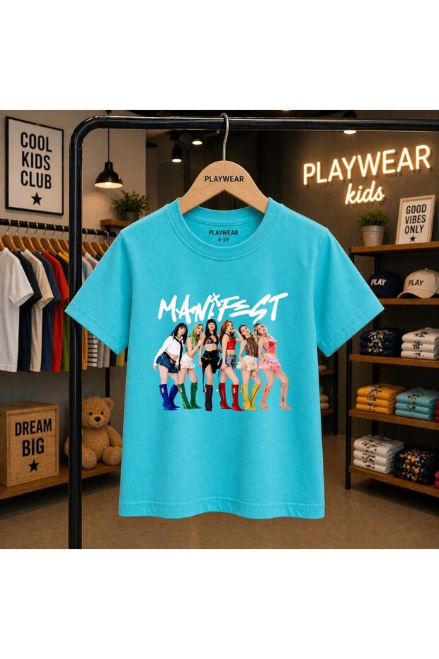 Manifest Group Printed 100% Children's Unisex T-Shirt 5 6 -7 8-9 10 -11 12 Years Old