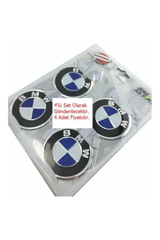 Wheel Hub Arma Bmw 60 Mm Aluminum Set of 4 Blue