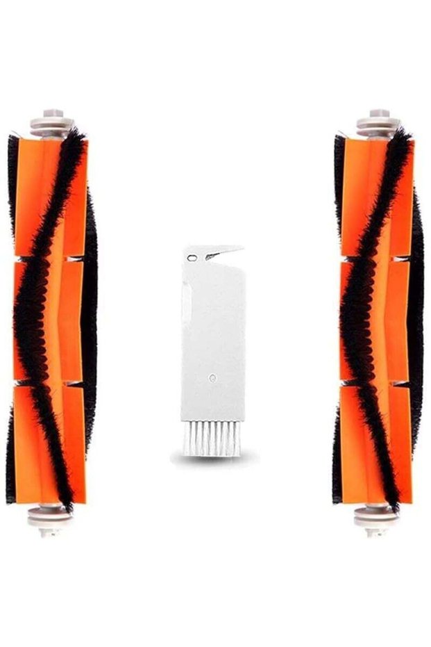 Main brush accessory for Xiaomi Roborock S5 S50 S51 S55 S5 Max S6 S60 S65 vacuum cleaners; cleaning brush for Xiaomi Roborock vacuum cleaners.