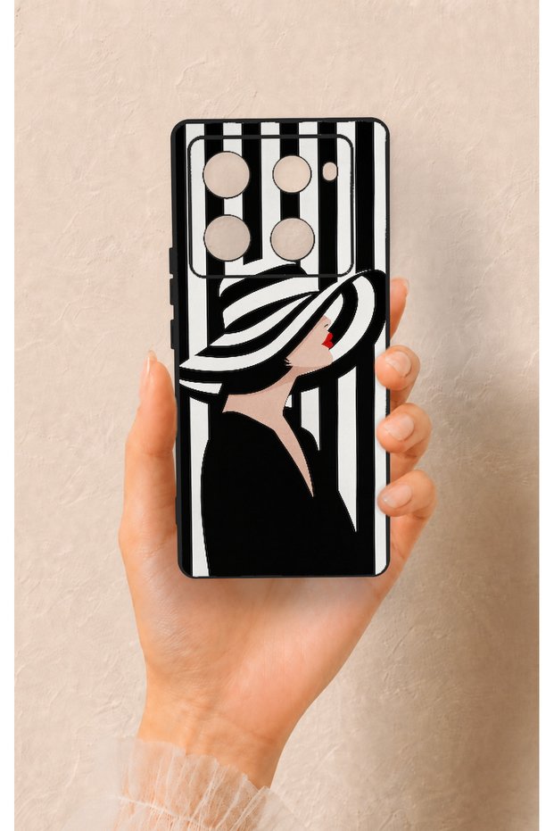 Infinix Note 40 Pro Compatible Madam Marica Patterned Silicone Case