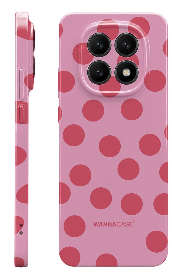 Xiaomi Redmi Note 14 Pro Pink Polka Dot Essential Slim Full Coverage Glossy Print Camera Protected Hard Phone Case