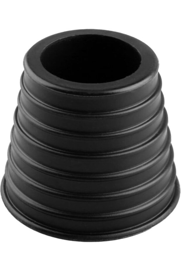Conical umbrella wedge 3.8cm – rubber table hole stopper, ring for patio and garden, black