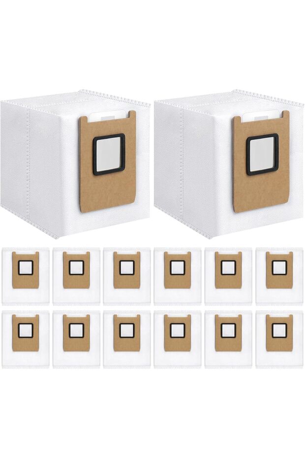 14 Vacuum Cleaner Bags for Eufy Omni E20/E25/E28 Robotic Vacuum Cleaners - Large Capacity Dust Bags