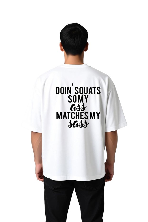 Men's Oversize T-Shirt 100% Cotton Crew Neck Short Sleeve Printed Fitness Humor Training Theme Casual