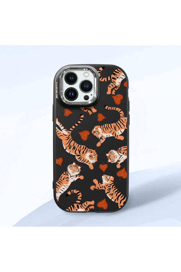 Black Silicone Case Compatible with iPhone 13 Pro Max with Shock-Absorbing Camera Protections