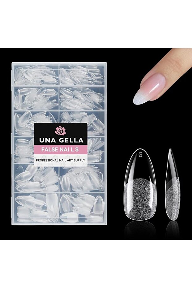 Medium Coffin Nails Tips 504pcs - Gel Nail Tips Coffin Acrylic Full Cover Pre-buff Soft Ge