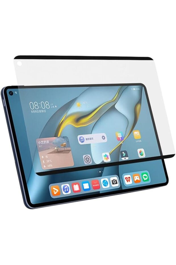 واقي شاشة ورقي مغناطيسي متوافق مع Honor Magicpad 2 مقاس 12.3 بوصة، للرسم والكتابة والرسم التخطيطي