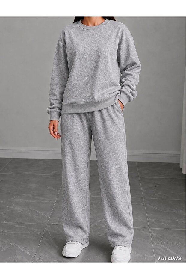 Women's Tube Neck Bicycle Collar Bottom/Upper Track Suit Set