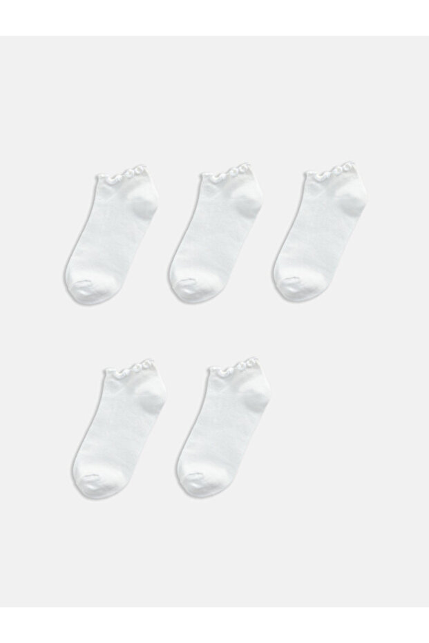 Timeless Clothing & Timeless Choices Ruffled Girls' Booties Socks 5-Piece Set
