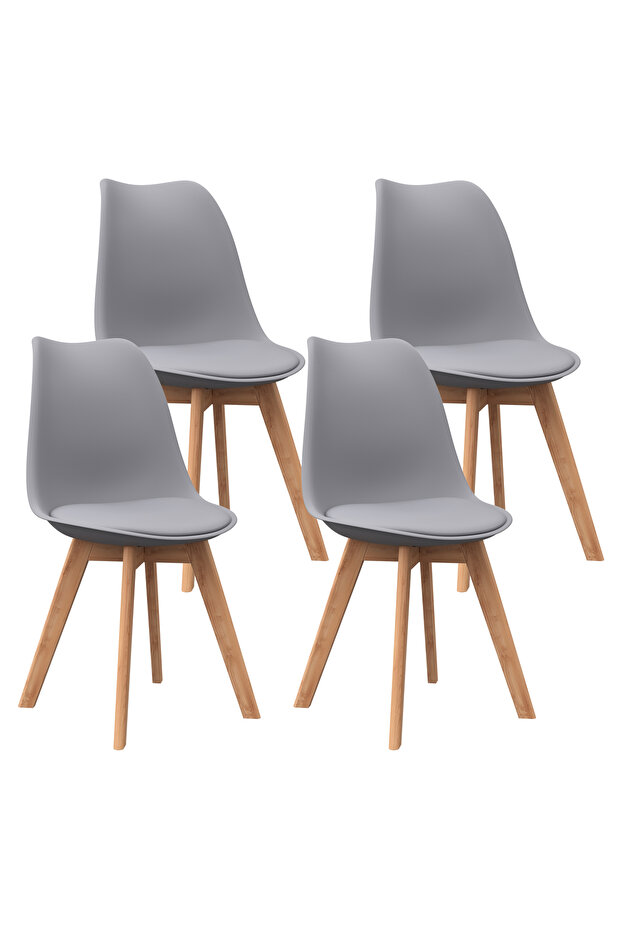 Dining Chair 4-piece Set grey