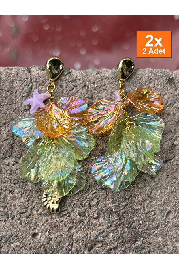 Handmade Earrings Beads Stylish Gift Complementing Elegant Office Style