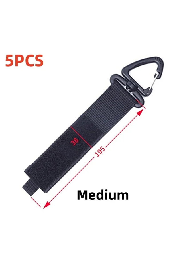 5PCS M 10/5/1PCS Rotate Buckle Wire Manager Power Cord Management Nylon Heavy Cord Storage Straps fo