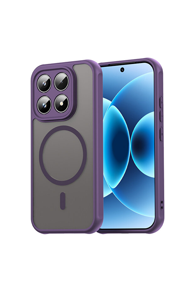 For Xiaomi 17T Pro PURPLE Skin Feel Frosted Case For 17T Pro 17 Ultra POCO X8 M8 Pro Max Redmi Note