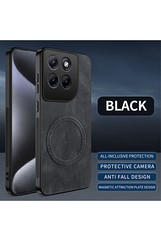 Motorola Edge 70 Black Luxury Classic Leather Magnetic Phone Case For Motorola 70 60 60s 60Pro 60Fus