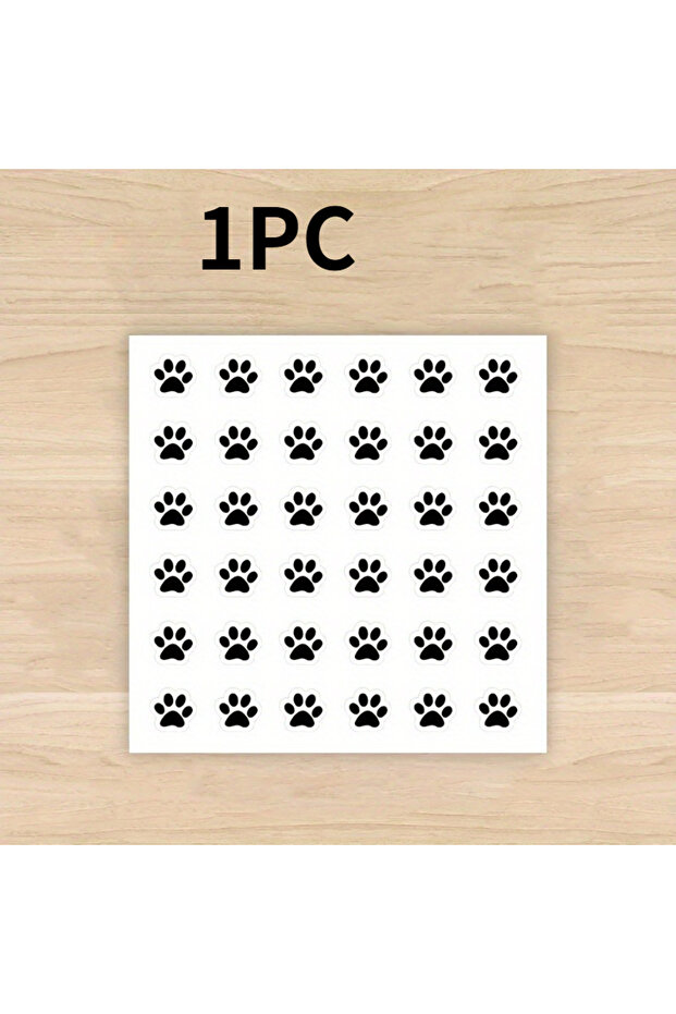 1Pc 1/2Pcs Small Paw Print Stickers, Suitable for Laptops,Phones, Water Bottles, Phone Cases Decorat