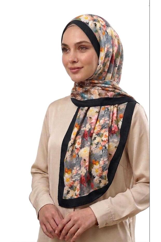 Welora Patterned Organic Shawl - 06700-03