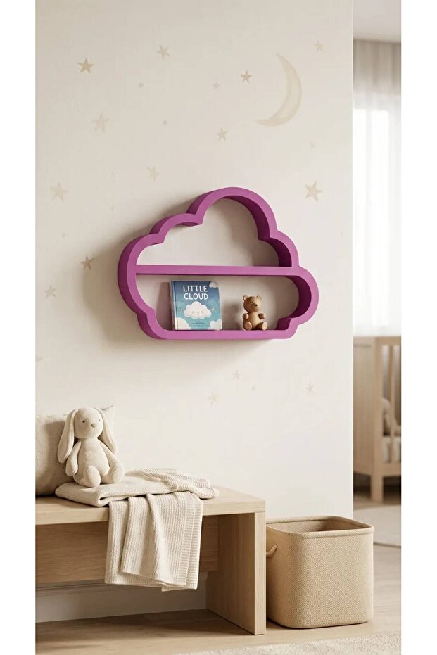 Cloudy Dekoratif Duvar Rafı