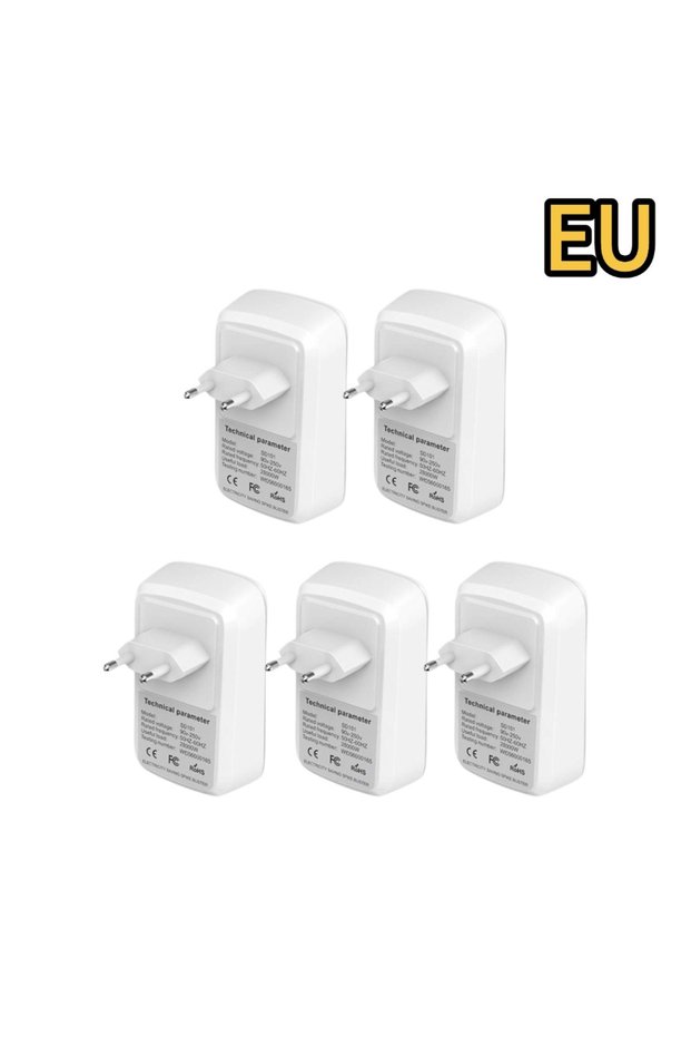 EU-5pcs NEW Intelligent Power Saver Household Electricity Saving Box Voltage Control and Appliance P
