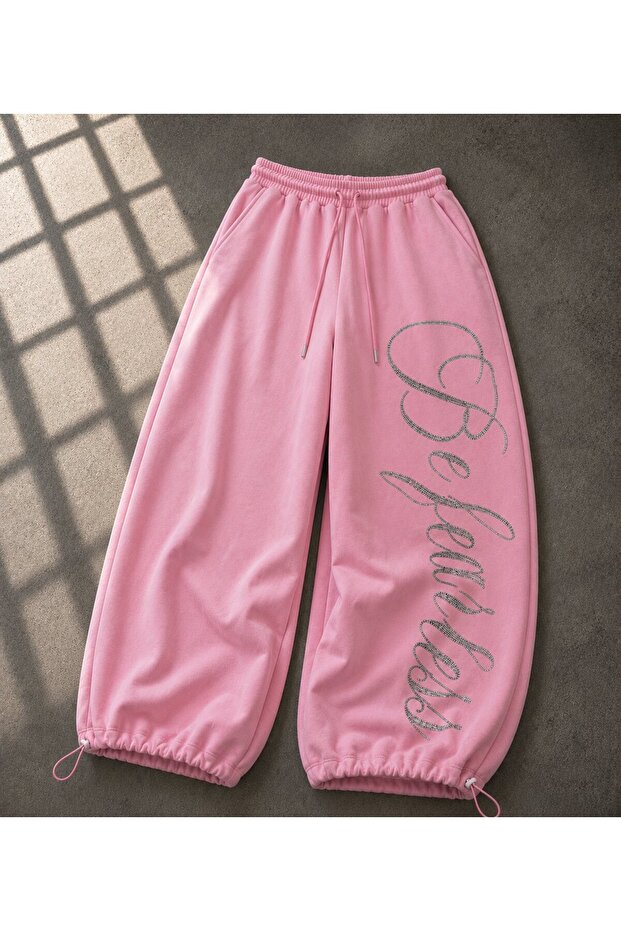 Baddie Detailed Baggy Unisex Sweatpants