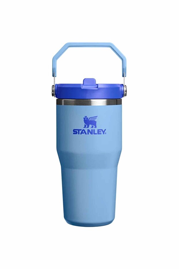 IceFlow™ Flip Straw Tumbler Mavi Pipetli Termos | 0.60 L