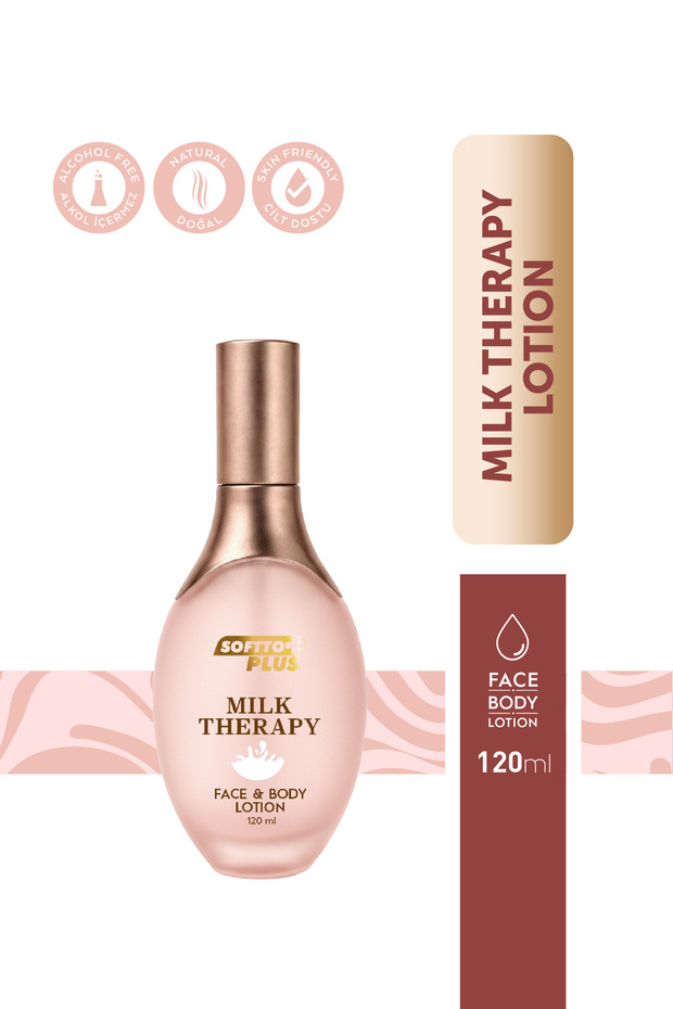 Milk Therapy Face & Body Lotion 120 ml Moisturizing Lotion with Shea Butter and Milk Protein