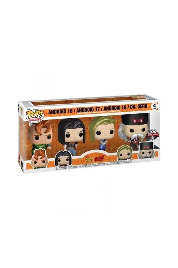 Android 16/Android 17/Android 18/Dr.Gero DB Funko