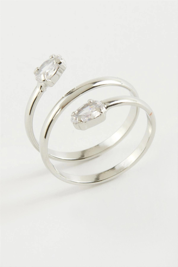 Oval Zircon Stone Ring