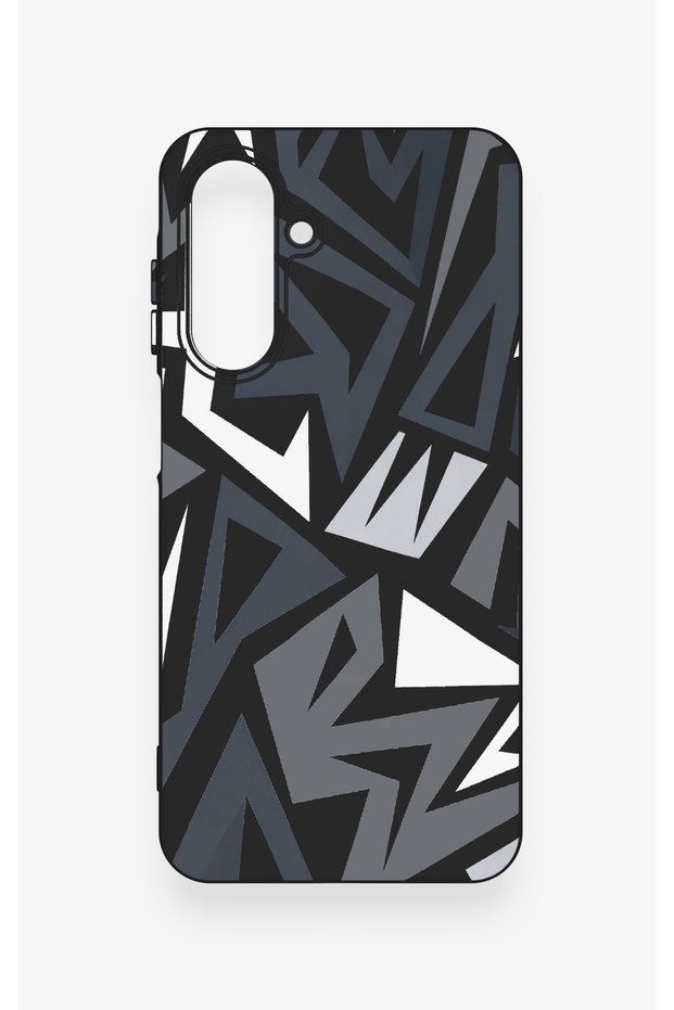 Samsung A26 Compatible Geometric Block Pattern Silicone Case