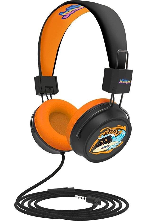 Booma Beats Wired Headphones, Black