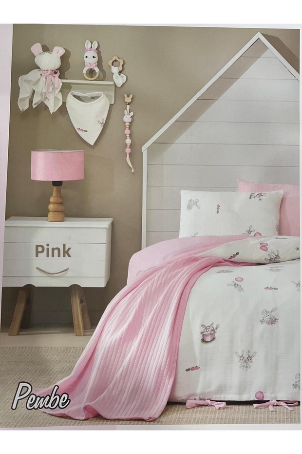 Rabbit Baby Duvet Cover Set Single 10 Pieces