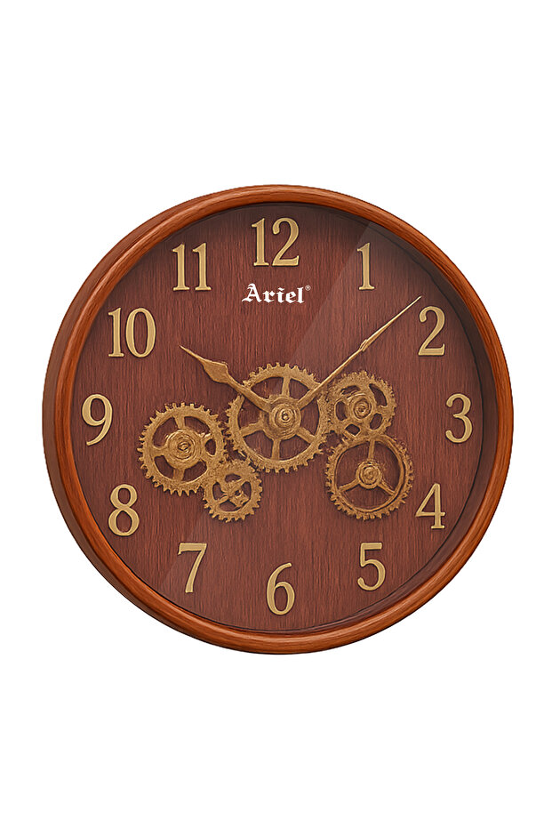 Ariel Cola Quartz Analogue Wall Clock AW-1124 | Modern Design | Silent Sweep Movement | Home & Office Decor