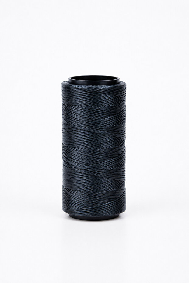 Waxed Thread 1 Mm-100 Mt Polyester Waxed Thread Jewelry Leather Hobby Saddle Thread Bag Thread Black