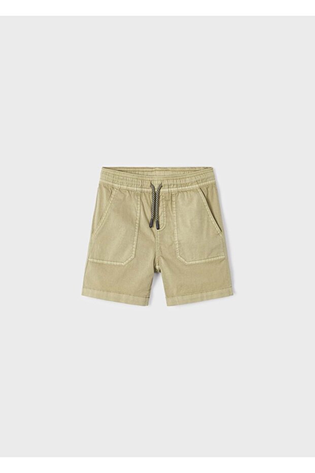 Beige Kids Sports Shorts Beige