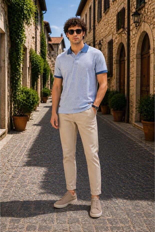 Jakarli Polo Collar T-Shirt (E21-8101)