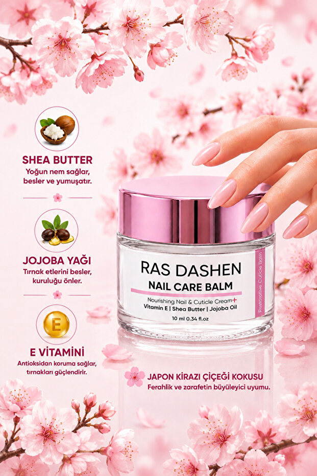 RAS DASHEN Besleyici Güçlendirici Tırnak Ve Tırnak Eti Bakım Manikür pedikür Kütikül Kremi 30 ML yağı