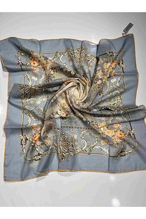 Siyane Natural Patterned Scarf - 10