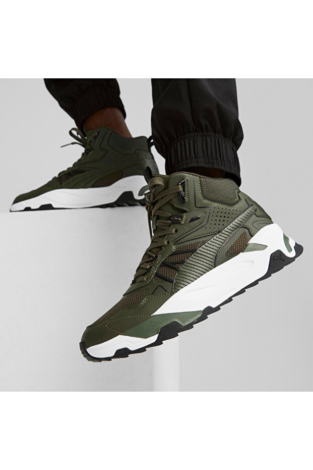 Trinity Mid Hybrid Erkek Yeşil Sneaker Ayakkabı 39232702 - 4