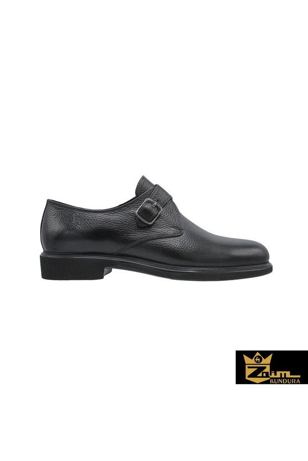 Men's Black Genuine Leather Shoes 342792124-1