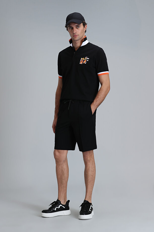 Ruby Smart Erkek Polo Tişört Siyah - 4