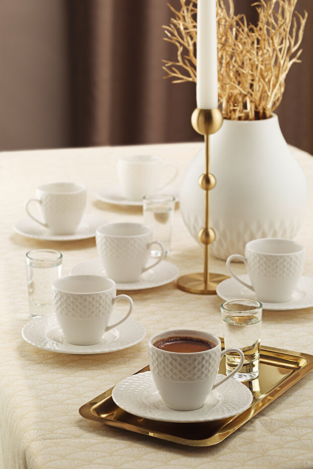 Bone Iron Coffee Cup with Saucer 90ml Bnirn02Ct00