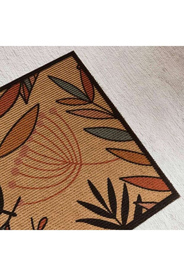 Amby Printed Floor Mat 80x200cm - Natural