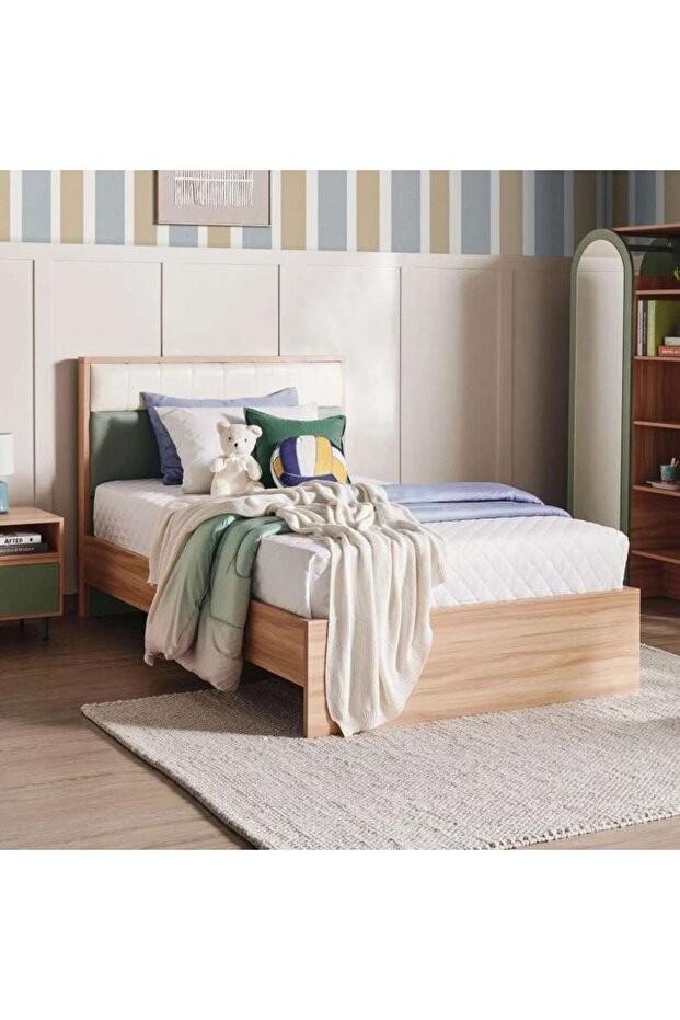 Londer Kids Single Bed 120x200cm - Natural