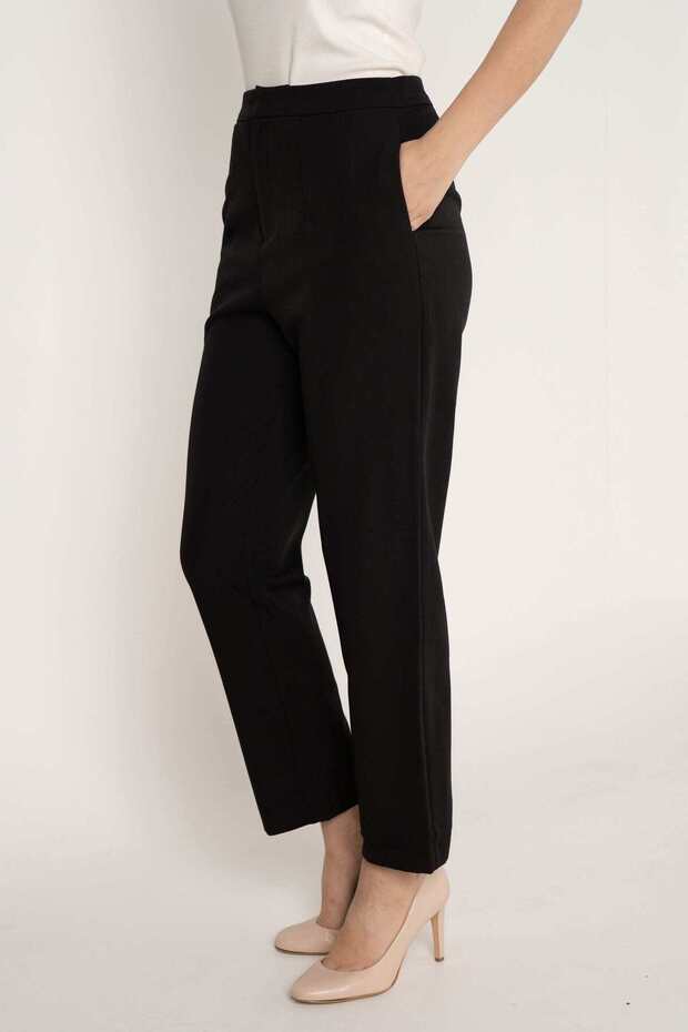 Classic Solid Long Pants - 4