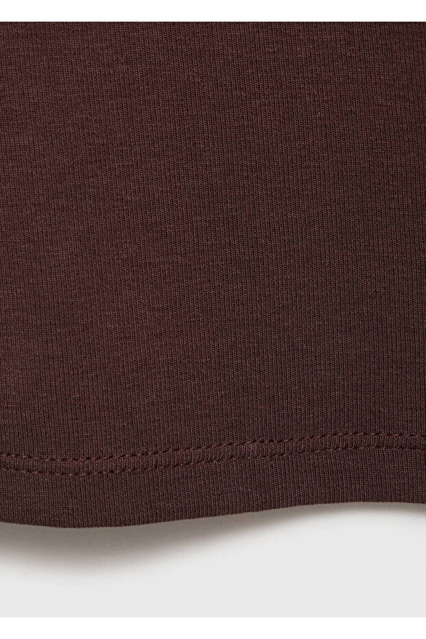 Baumwollbluse mit V-Ausschnitt - 5
