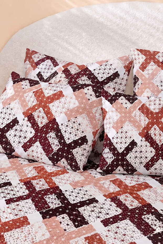 Rocco Patterned Elastic Sheet Set - Single/Double/King Size - 3