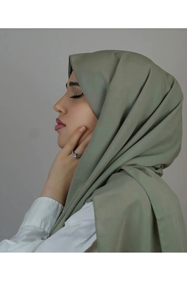 Hijab Hijab Medina Silk Shawl*mildew Green