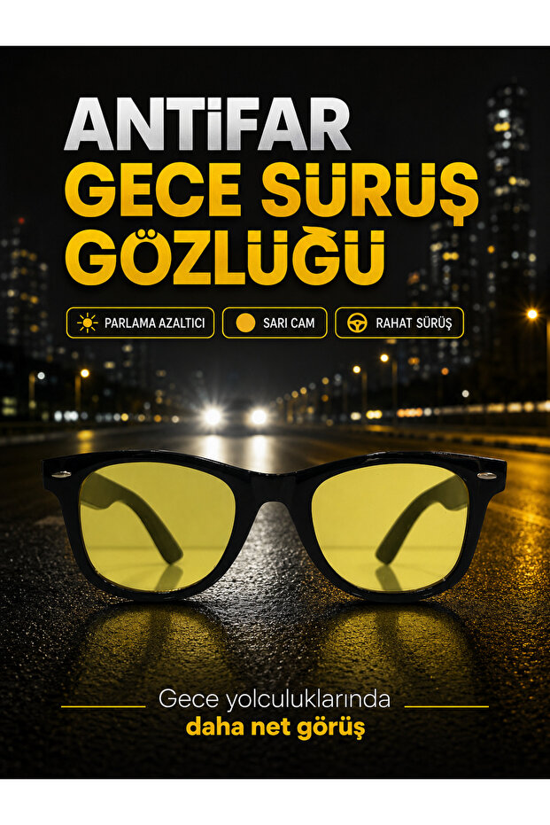 Anti-fatigue night driving glasses / night vision glasses model 8812