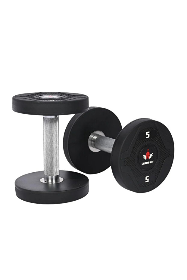 زوج دمبل دائري مطاطي بوزن ثابت 5 KG