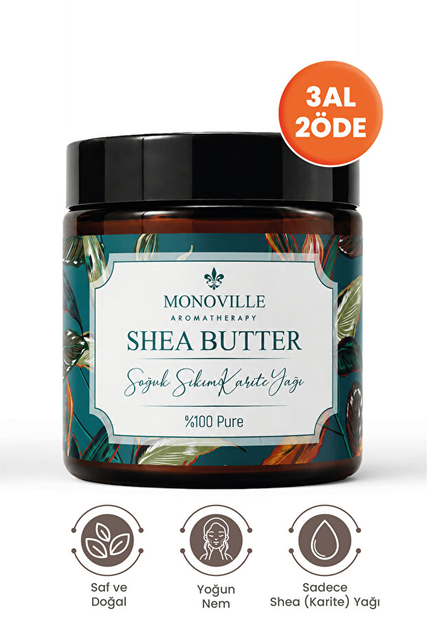 Shea Butter 100 ml Cold Pressed Pure and Natural (Karite Yağı)