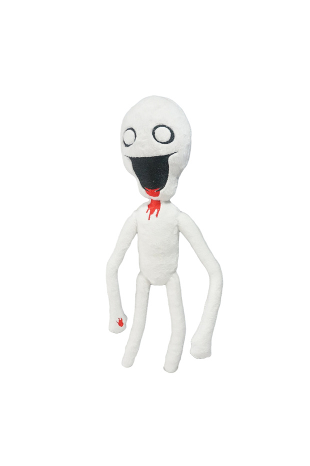 WHITE New 30cm Scp 096 Stuffed Animals Plush Toy Horror Game Figure Doll Cute Peluche Toys for Child